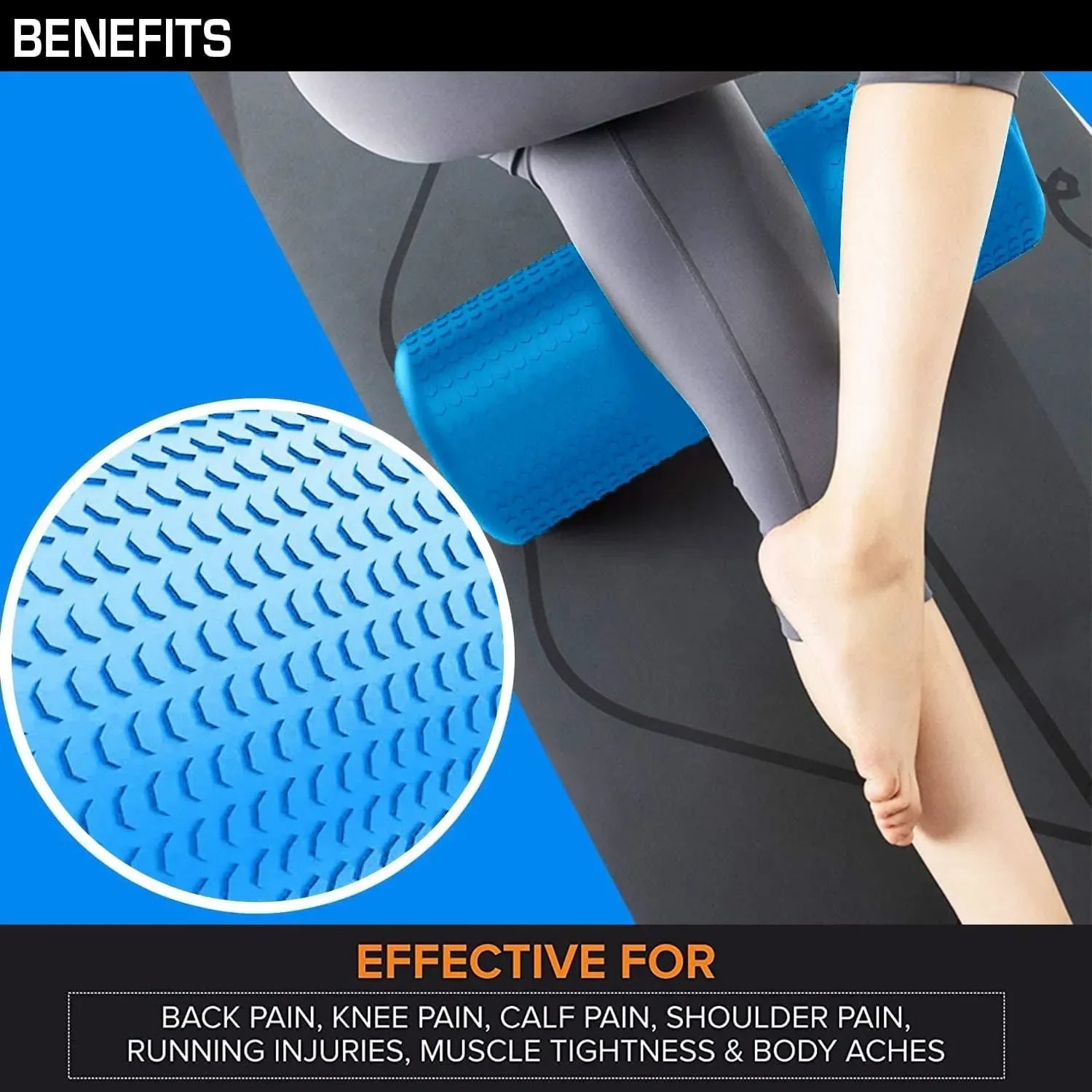 High-Density Yoga Foam Roller-4