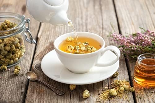 Dried Chamomile Flowers 100gm, Naturally Fragrant, Organic, Loose whole flower, for Herbal Tea, Baki