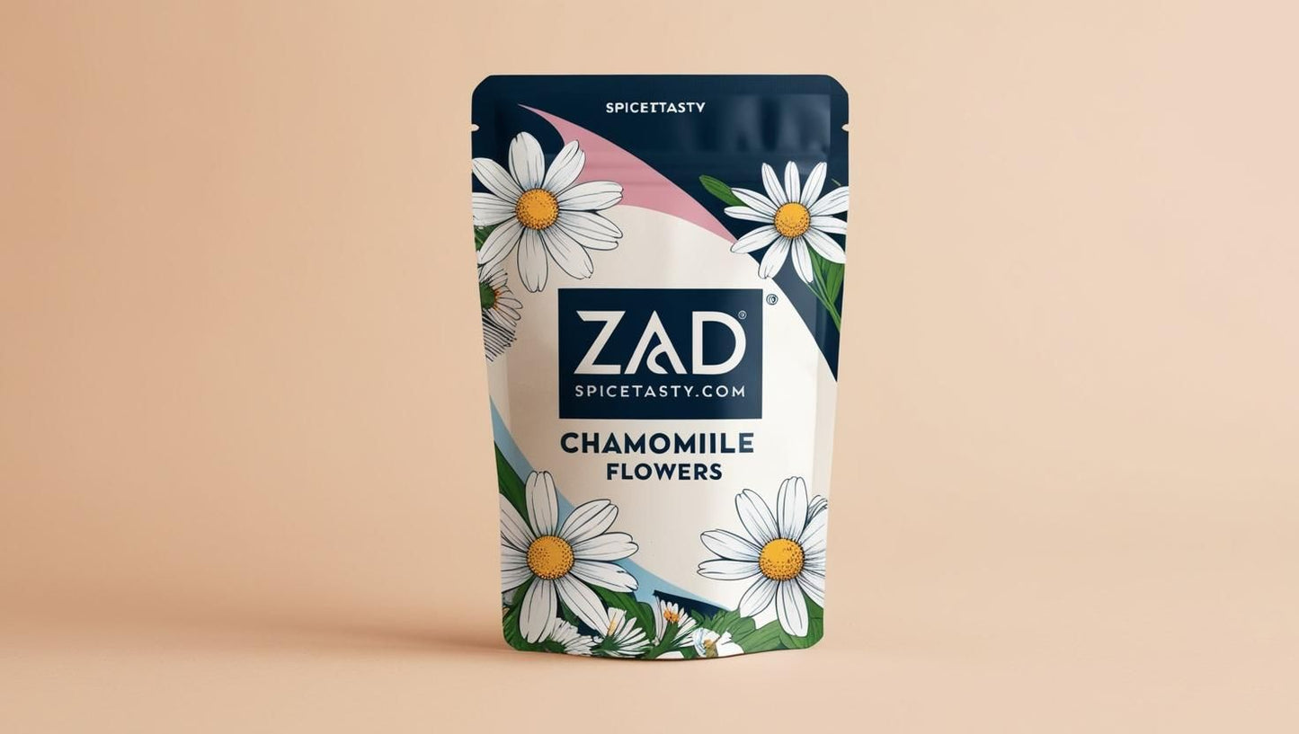 Dried Chamomile Flowers 100gm, Naturally Fragrant, Organic, Loose whole flower, for Herbal Tea, Baki
