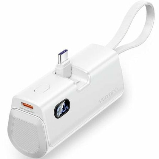 Powerbank Vention FHQW0 White 4800 mAh-0