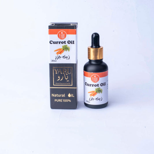 carrot oil - food, hair, body and face - 30 ml
