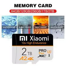 Xiaomi - Micro SD Memory Card 2TB + Adapter HIGH SPEED Mobile Phone Camera